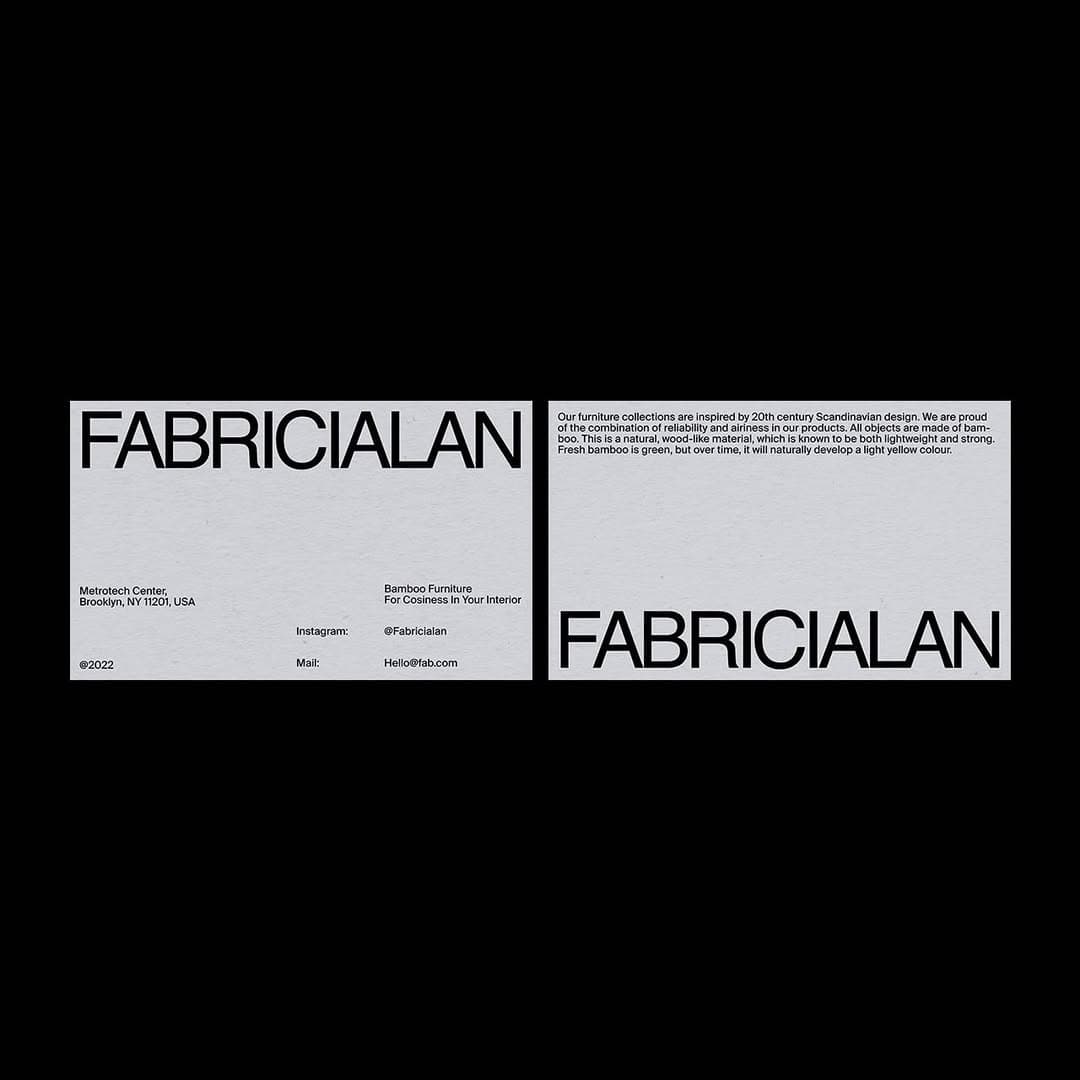 Furniture brand visual exploration